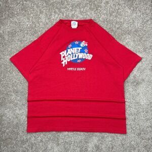 Vintage‎ 1991 Planet Hollywood Myrtle Beach T Shirt XL